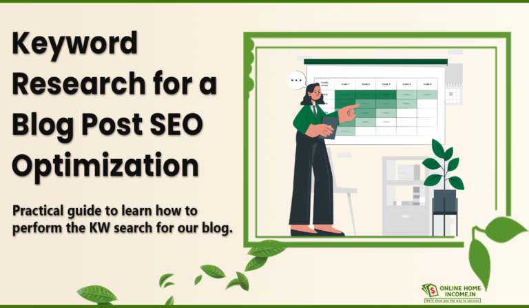 A Practical Guide on Keyword Research for a Blog Post