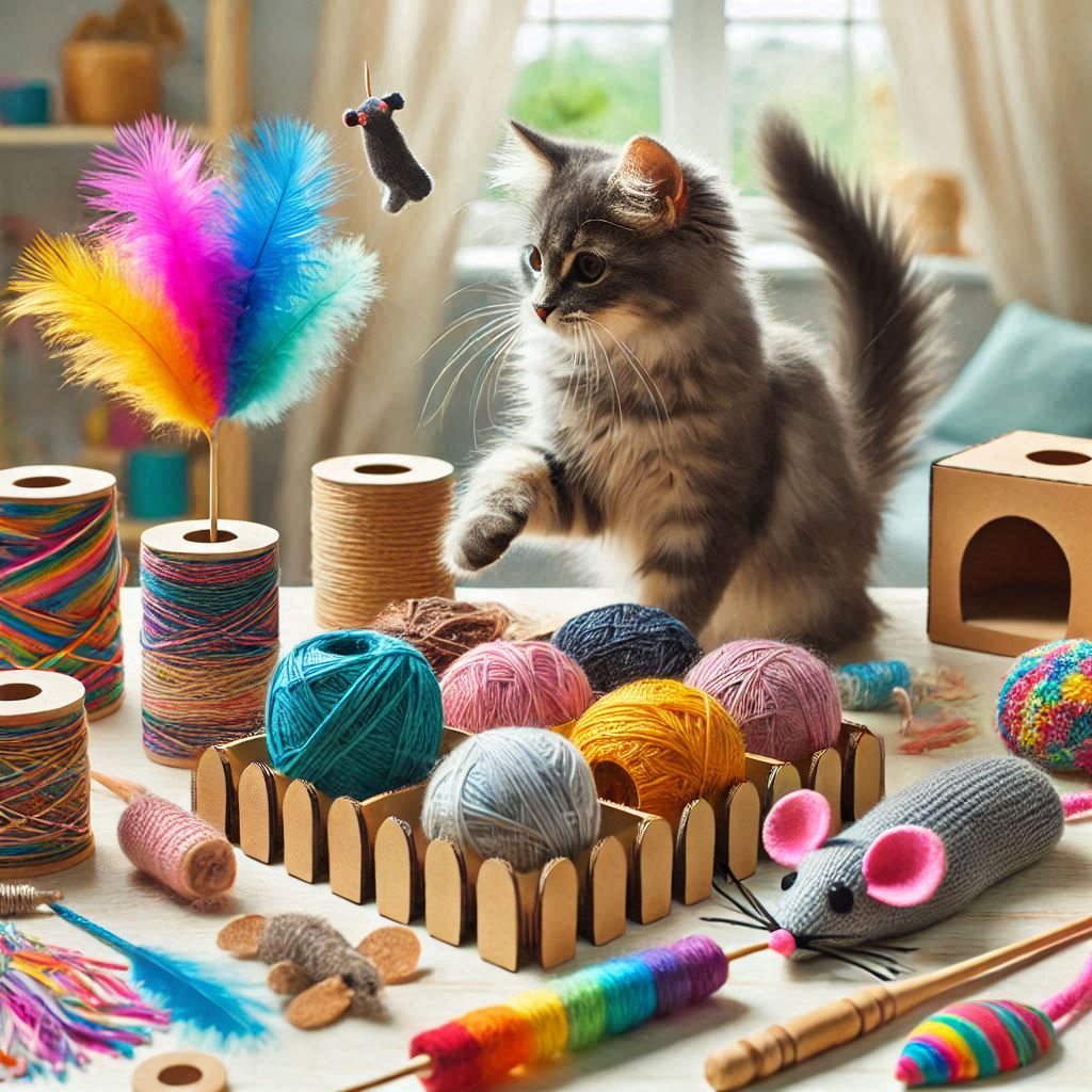 DIY Cat Toys: Unleash Your Creativity and Your Cat’s Inner Hunter